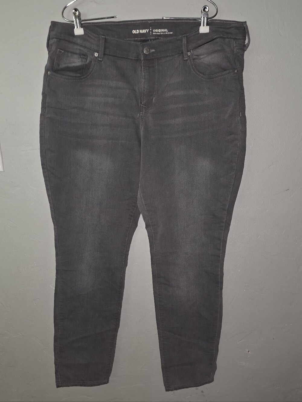 Old Navy Original Skinny Mid Rise Grey Jeans